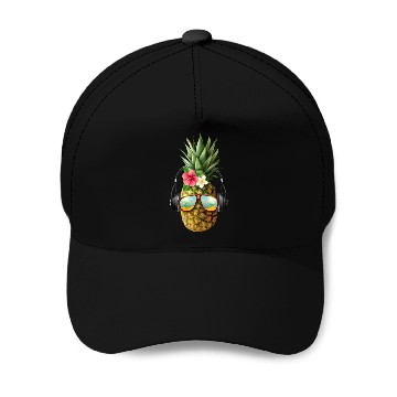 Discover realistic pineapple concept Baseball Caps