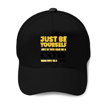 Discover Cow Lovers Just be yourself Baseball Caps