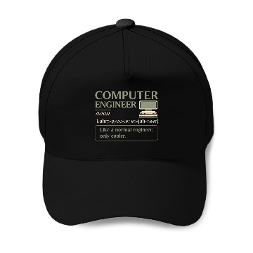 Discover Computer Engineer definition Baseball Caps