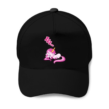 Discover Sleeping Unicorn Baseball Caps