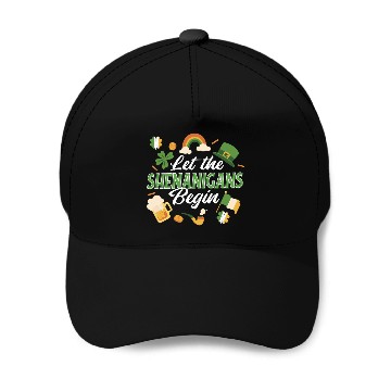 Discover Let The Shenanigans Begin St Patricks Day Baseball Caps