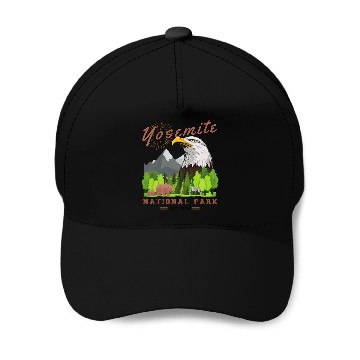 Discover Yosemite National Park Baseball Caps