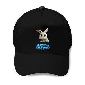 Discover Funny Cute Happy Easter Bunny Baseball Caps