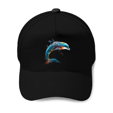 Discover Dolphin Baseball Caps