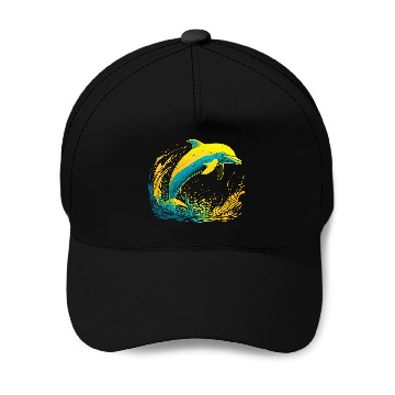Discover Dolphin Baseball Caps