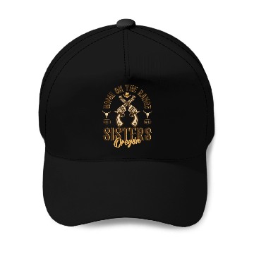 Discover Sisters Oregon wild west town Baseball Caps