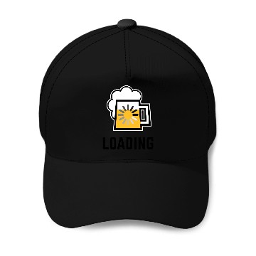 Discover Beer Loading (Drinking In Progress / Positive / |) Baseball Caps