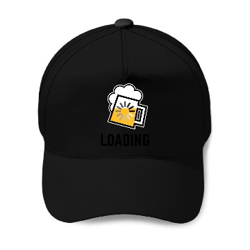 Discover Beer Loading (Drinking In Progress / Positive / /) Baseball Caps