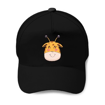 Discover Cute Giraffe Design Baseball Caps