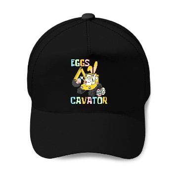 Discover EggsCavator - Cute Funny Easter Pun Baseball Caps