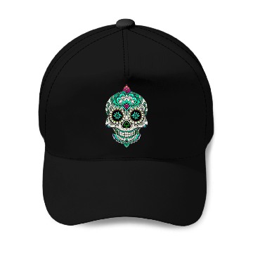 Discover Royal Sugar Skull Baseball Caps
