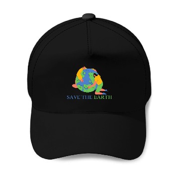 Discover save the earth day Baseball Caps