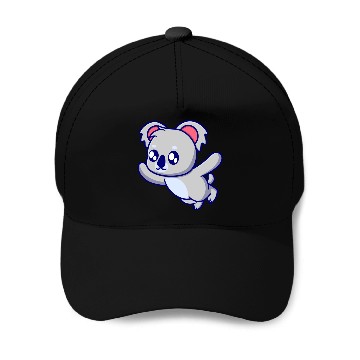 Discover Cute koala cartoon illustration Baseball Caps