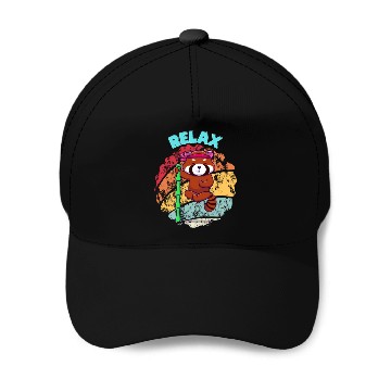 Discover Relax Red Panda Baseball Caps