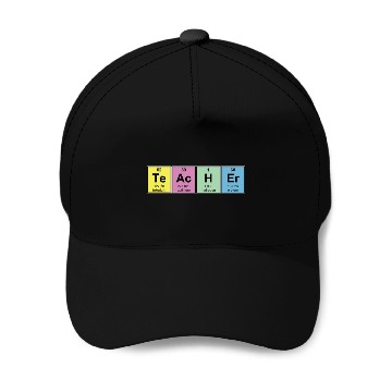 Discover Science Teacher Chemical Elements Baseball Caps
