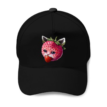 Discover strawberry cat Baseball Caps