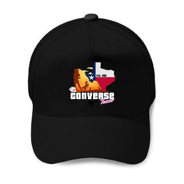 Discover Converse Texas EST 1961 Comic Baseball Caps Design