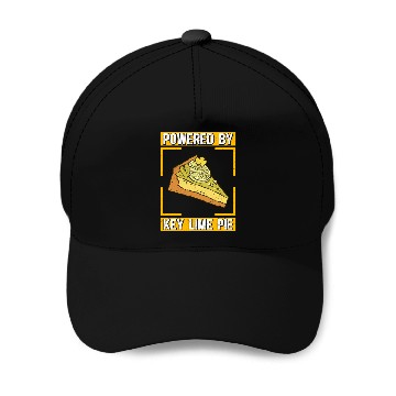 Discover Powered By Key Lime Pie Pies Lover Baseball Caps