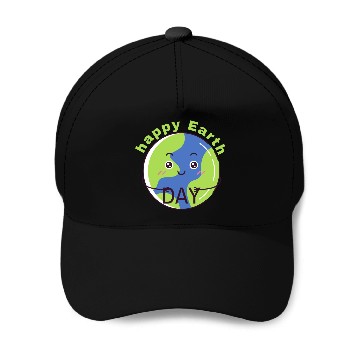 Discover Happy Earth Day Baseball Caps