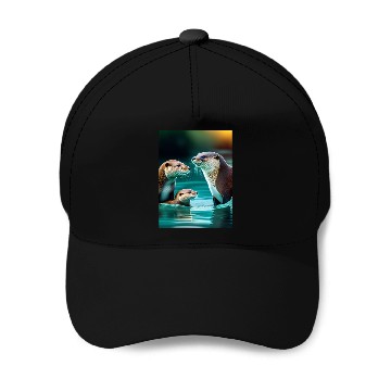 Discover "Ducks in the Pond" Baseball Caps