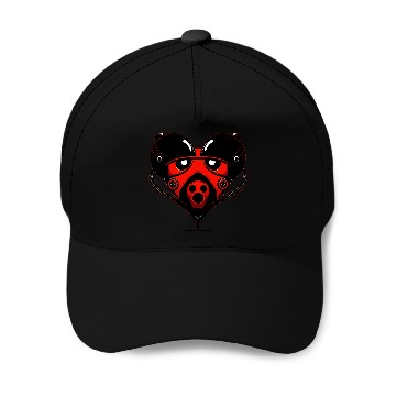 Discover Robot Heart Baseball Caps
