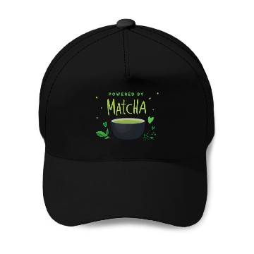 Discover Powered By Matcha Japan Baseball Caps