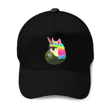 Discover Happy unicorn avocado Baseball Caps