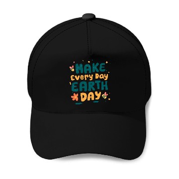 Discover Make Everyday Earth Day Nature Conservation Baseball Caps