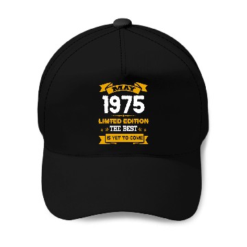 Discover May 1975 Birthday Surprise Baseball Caps