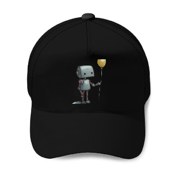 Discover Sad Robot Baseball Caps