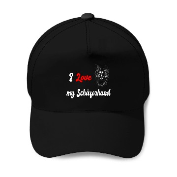 Discover I love my German Shepherd Baseball Caps