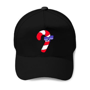 Discover Candy cane 80s Baseball Caps