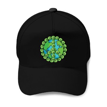 Discover Funny peas on earth Baseball Caps