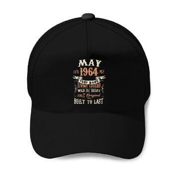 Discover May 1964 Birthday Surprise Baseball Caps