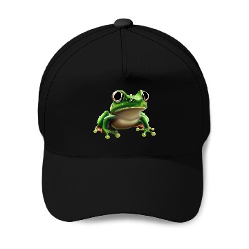 Discover Rain frog water drop frog Baseball Caps