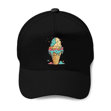 Discover Ice Cream Dreams Baseball Caps