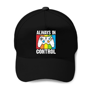Discover Always in Control Gaming Baseball Caps