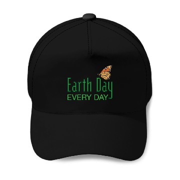 Discover Earth Day Butterfly Baseball Caps