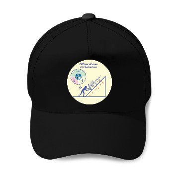 Discover Electrical engineering ohm Law explanation Baseball Caps