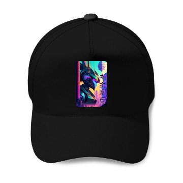 Discover Neon Nights: A Cyberpunk Design 2 Baseball Caps