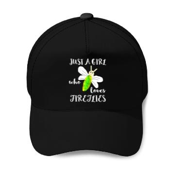 Discover Just A Girl Who Loves Fireflies Lightning Bugs Baseball Caps