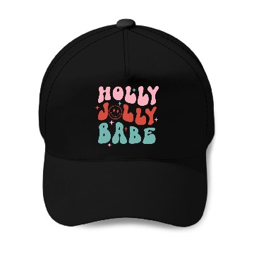 Discover Holly Jolly Babe Baseball Caps
