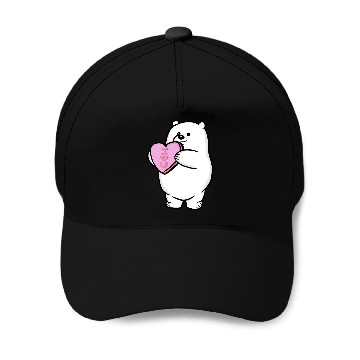 Discover Valentine s Day Polar Bear Baseball Caps