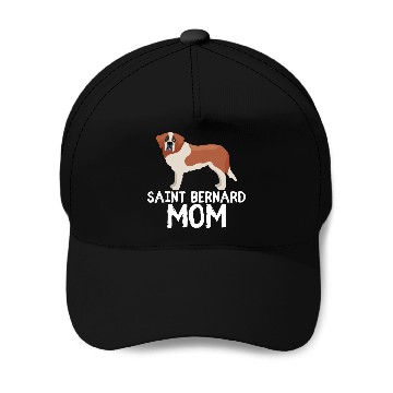 Discover saint bernard mom Baseball Caps