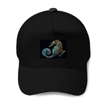 Discover Cybernetic Octopus Baseball Caps