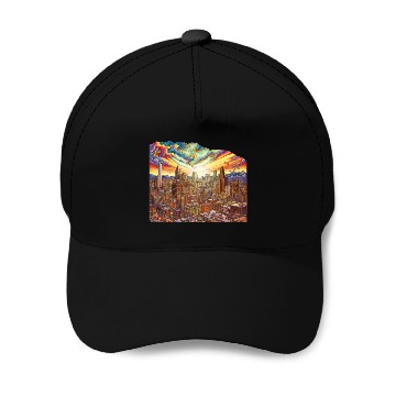 Discover "Phoenix 3D Radiance A Limited Edition Cityscape Baseball Caps