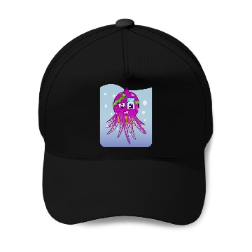 Discover Cute pink octopus Baseball Caps
