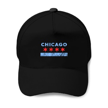 Discover Chicago - Chicago Flag Baseball Caps