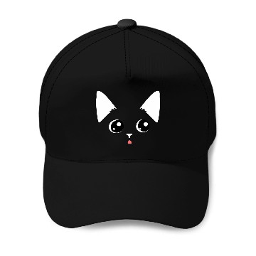 Discover Sweet Kitten Face Cat Mom Cat Dad Baseball Caps