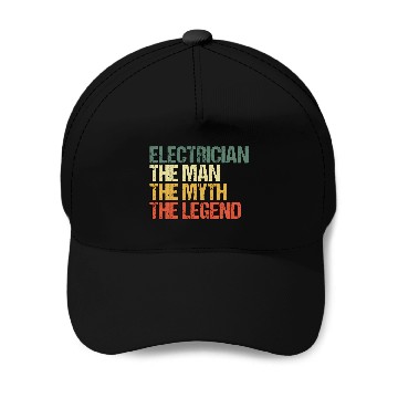 Discover Electrician Journeyman Electrical Engineer Baseball Caps